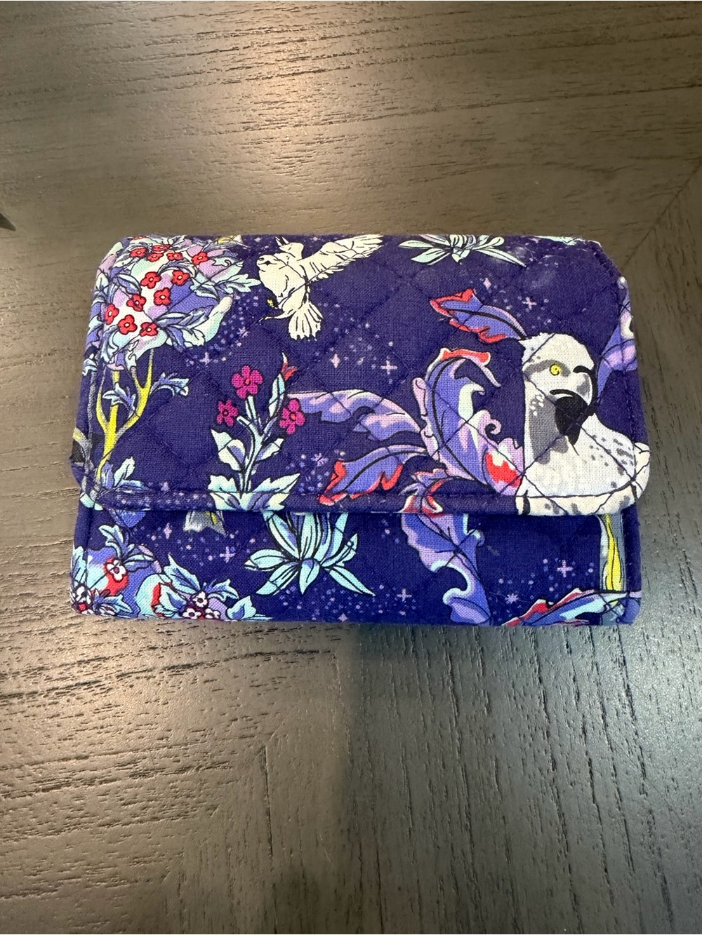 Vera Bradley Harry Potter Collection Tri-Fold Wallet with Snap Closure